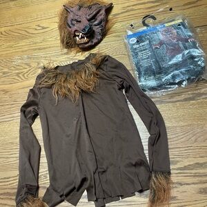 Brown Werewolf Costume with Mask